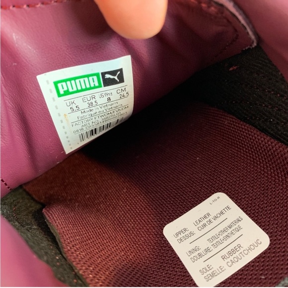 EUC Puma Clyde leopard print sneakers - Picture 11 of 11